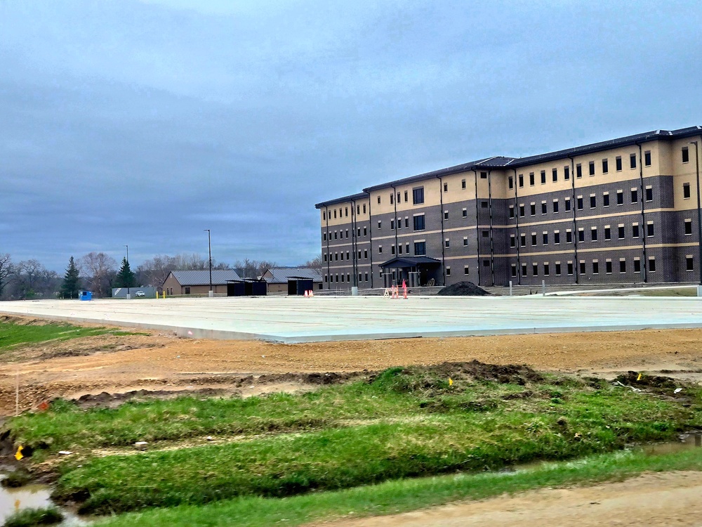 Fort McCoy’s East Barracks project nearing completion; building at 97 percent complete as of end of April