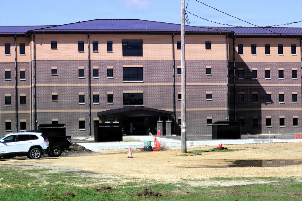Fort McCoy’s East Barracks project nearing completion; building at 97 percent complete as of end of April