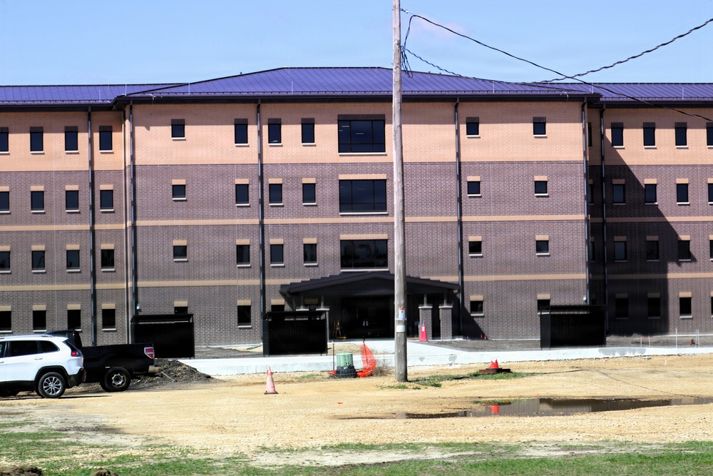 Fort McCoy’s East Barracks project nearing completion; building at 97 percent complete as of end of April