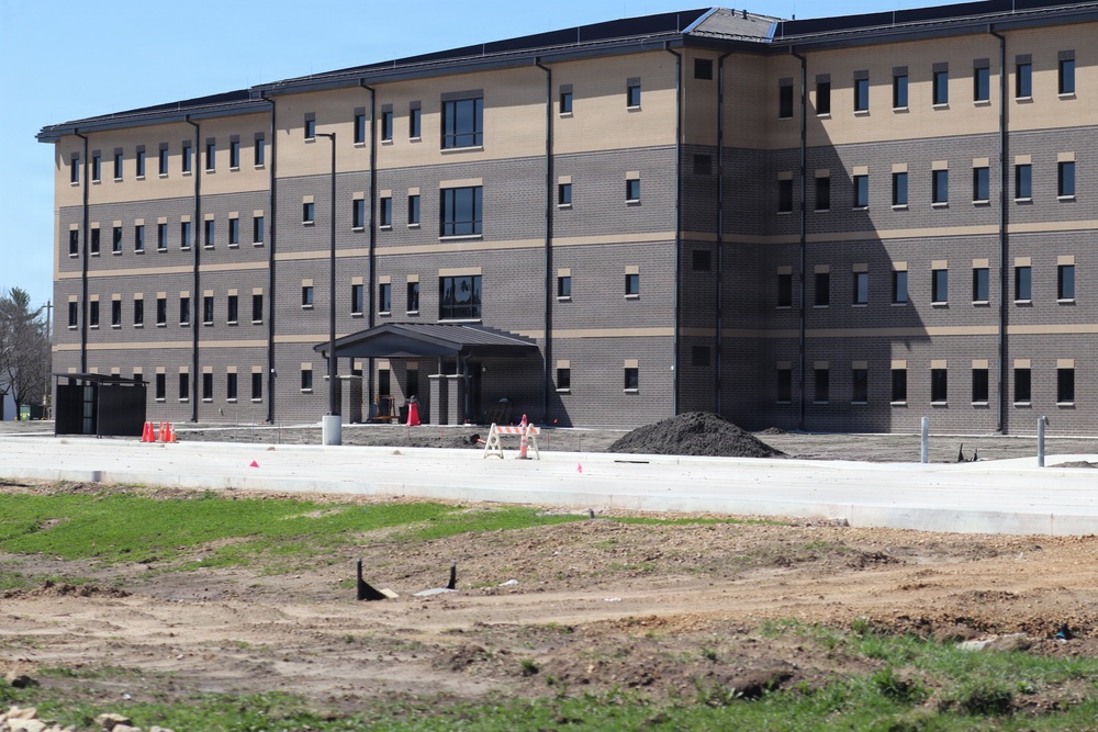 Fort McCoy’s East Barracks project nearing completion; building at 97 percent complete as of end of April