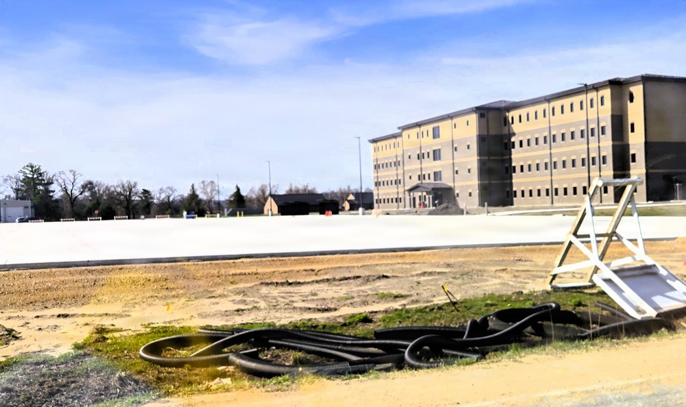 Fort McCoy’s East Barracks project nearing completion; building at 97 percent complete as of end of April