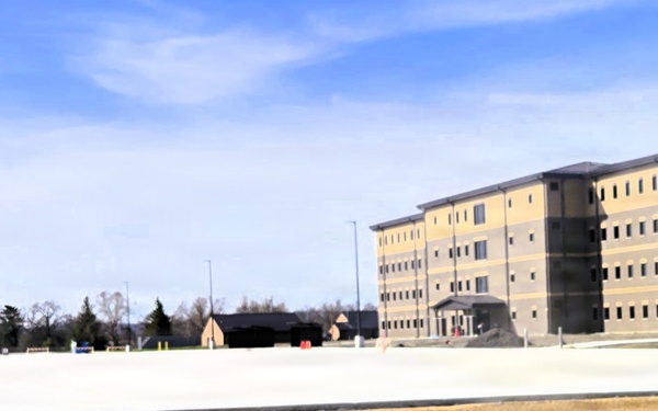 Fort McCoy’s East Barracks project nearing completion; building at 97 percent complete as of end of April