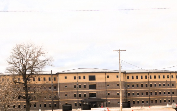 Fort McCoy’s East Barracks project nearing completion; building at 97 percent complete as of end of April