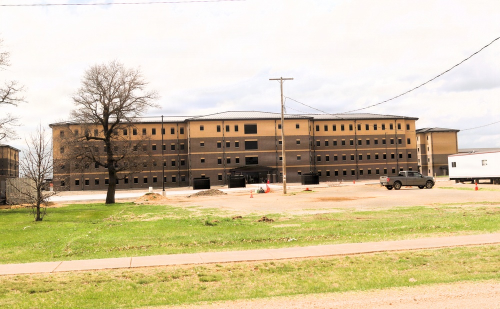 Fort McCoy’s East Barracks project nearing completion; building at 97 percent complete as of end of April