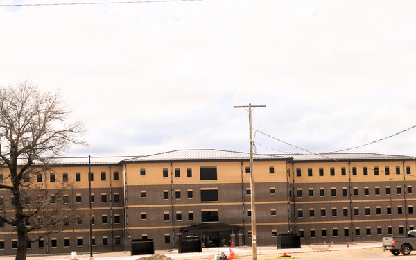 Fort McCoy’s East Barracks project nearing completion; building at 97 percent complete as of end of April