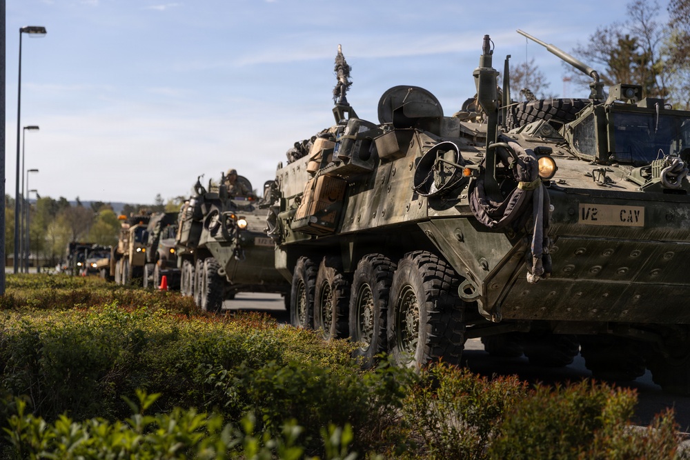 2d Cavalry Regiment prepares for convoy operations supporting Sword 26