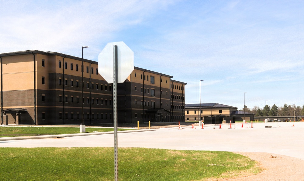 Fort McCoy’s East Barracks project nearing completion; building at 97 percent complete as of end of April