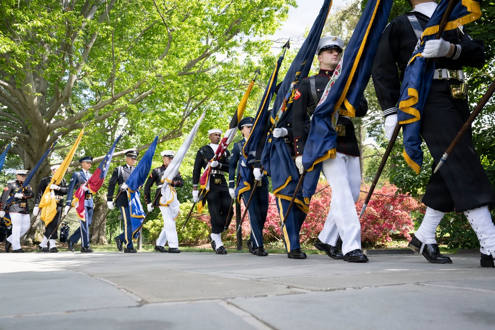 King Charles III and Queen Camilla Visit Arlington National Cemetery