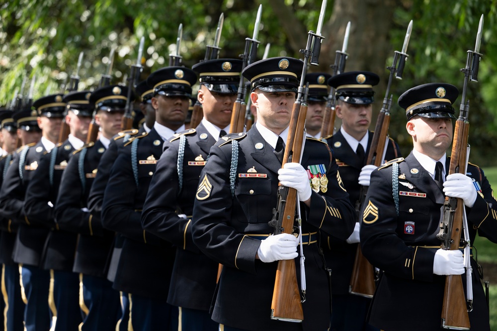 King Charles III and Queen Camilla Visit Arlington National Cemetery