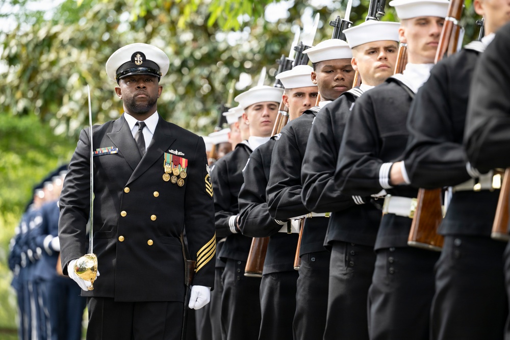 King Charles III and Queen Camilla Visit Arlington National Cemetery