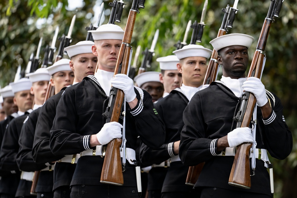 King Charles III and Queen Camilla Visit Arlington National Cemetery