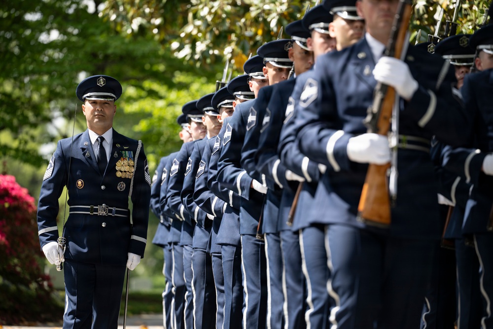 King Charles III and Queen Camilla Visit Arlington National Cemetery