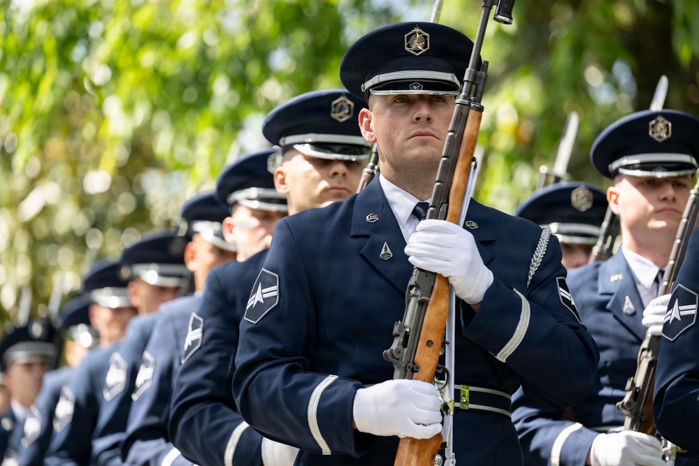 King Charles III and Queen Camilla Visit Arlington National Cemetery