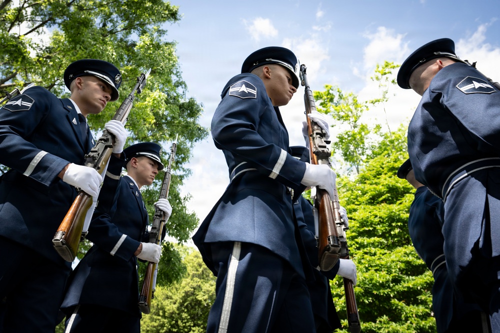 King Charles III and Queen Camilla Visit Arlington National Cemetery