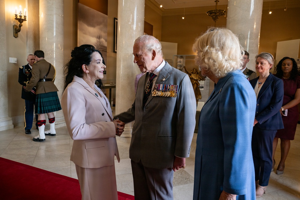 King Charles III and Queen Camilla Visit Arlington National Cemetery
