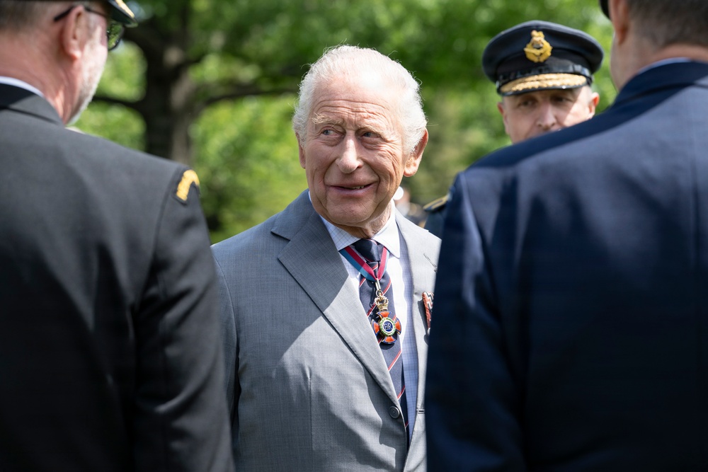 King Charles III and Queen Camilla Visit Arlington National Cemetery