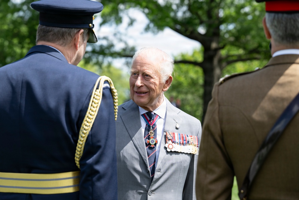 King Charles III and Queen Camilla Visit Arlington National Cemetery