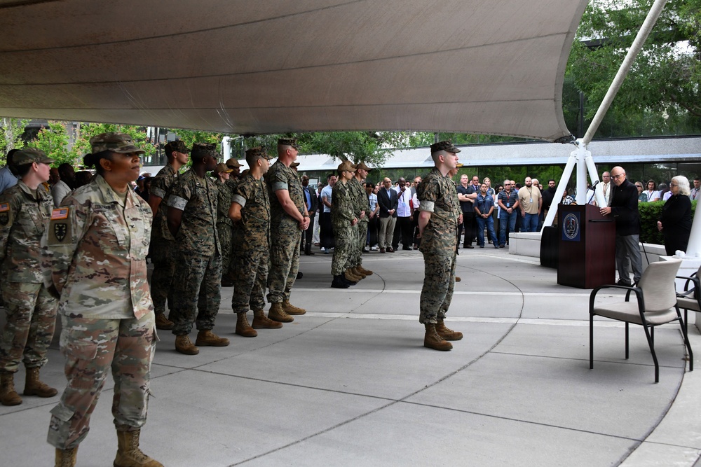 Morning Colors and Medal of Honor Ceremony for Staff Sgt. Robert J. Miller