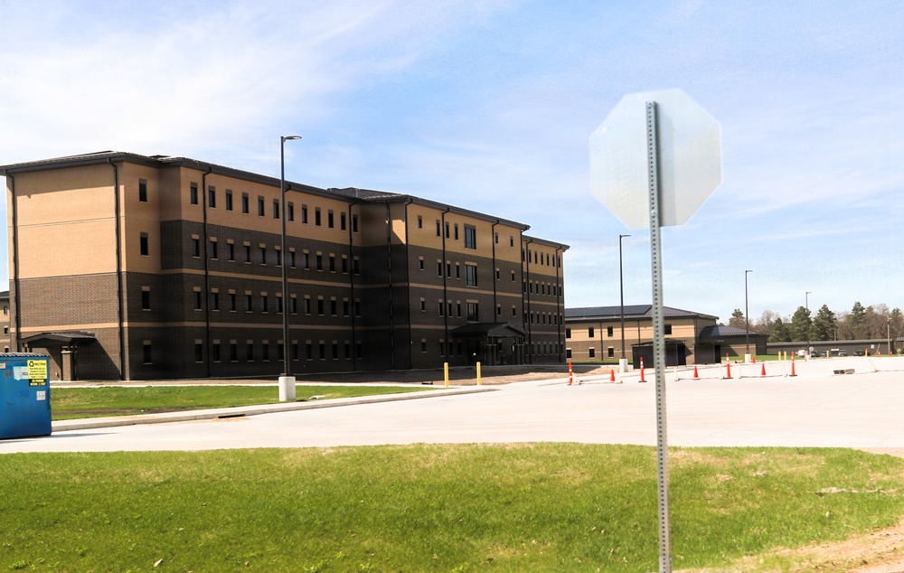 Fort McCoy’s East Barracks project nearing completion; building at 97 percent complete as of end of April
