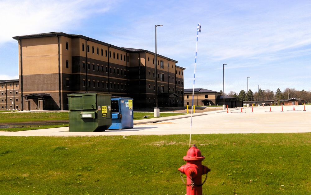 Fort McCoy’s East Barracks project nearing completion; building at 97 percent complete as of end of April