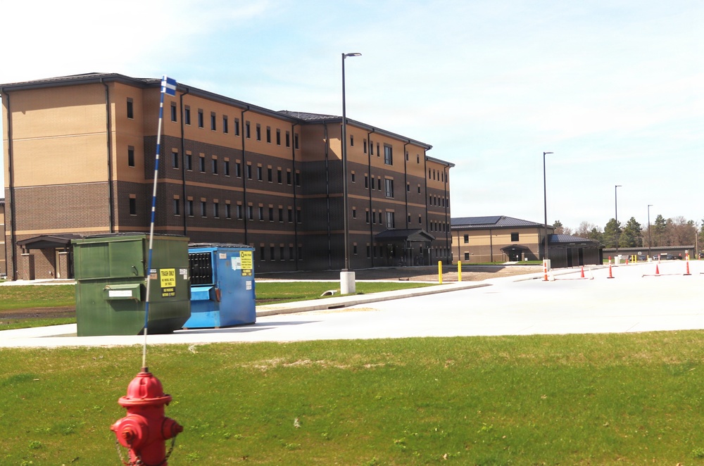 Fort McCoy’s East Barracks project nearing completion; building at 97 percent complete as of end of April