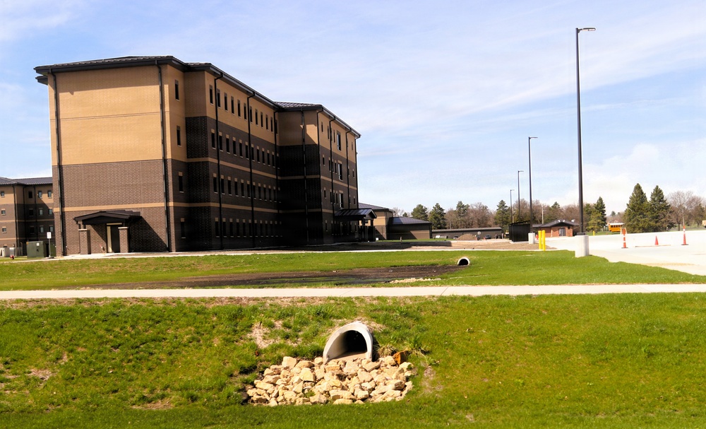 Fort McCoy’s East Barracks project nearing completion; building at 97 percent complete as of end of April