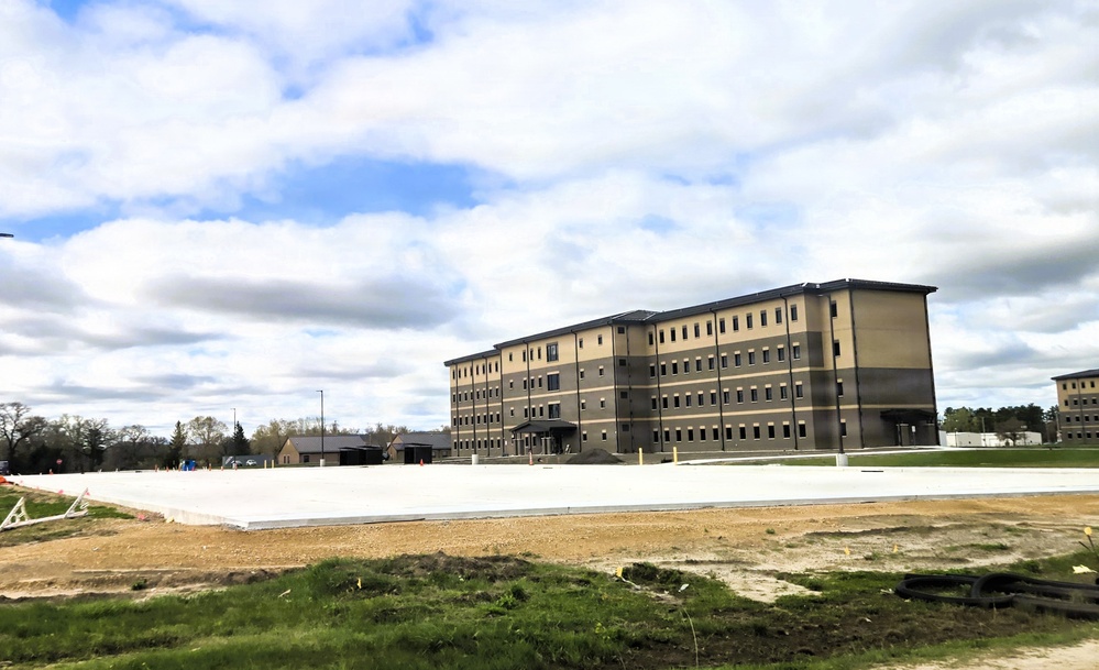 Fort McCoy’s East Barracks project nearing completion; building at 97 percent complete as of end of April