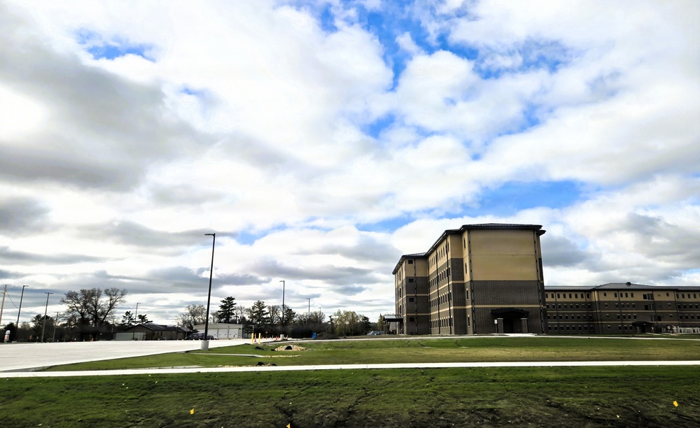 Fort McCoy’s East Barracks project nearing completion; building at 97 percent complete as of end of April