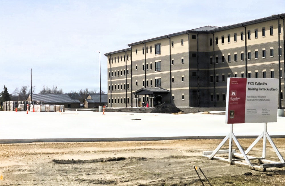 Fort McCoy’s East Barracks project nearing completion; building at 97 percent complete as of end of April