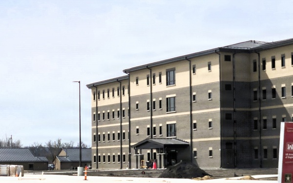 Fort McCoy’s East Barracks project nearing completion; building at 97 percent complete as of end of April