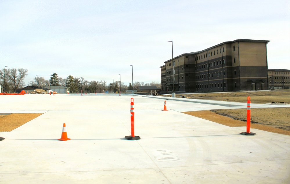 Fort McCoy’s East Barracks project nearing completion; building at 97 percent complete as of end of April