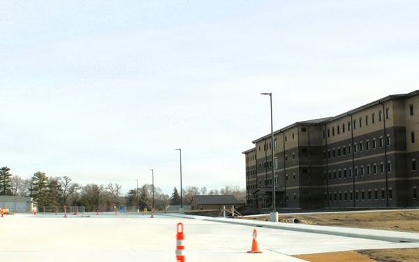 Fort McCoy’s East Barracks project nearing completion; building at 97 percent complete as of end of April