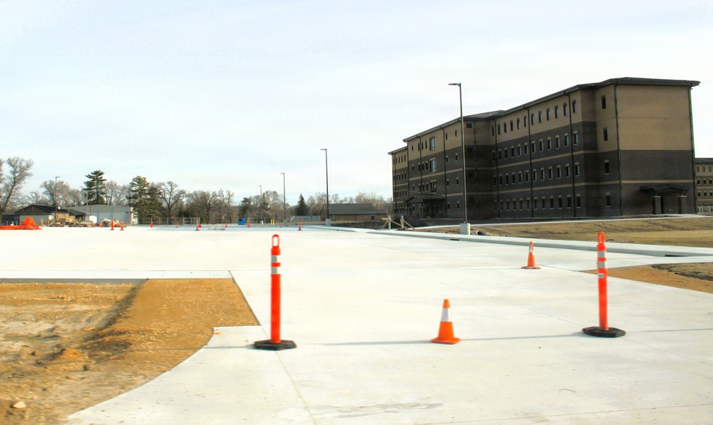 Fort McCoy’s East Barracks project nearing completion; building at 97 percent complete as of end of April