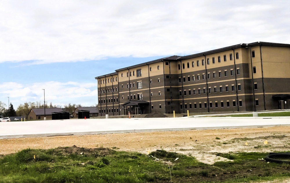 Fort McCoy’s East Barracks project nearing completion; building at 97 percent complete as of end of April