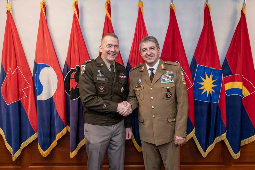 Carden hosts Romanian delegation in the Pentagon