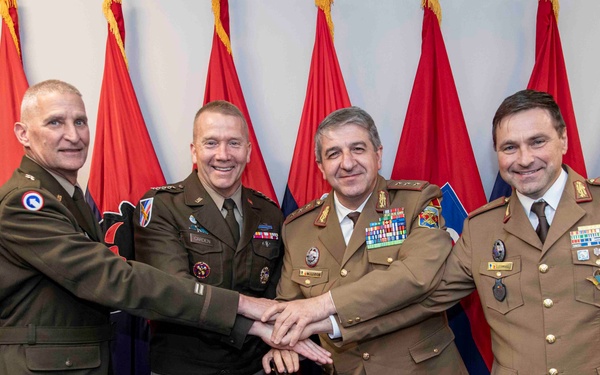 Carden hosts Romanian delegation in the Pentagon