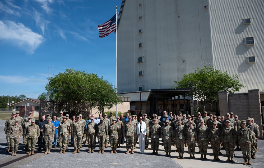 U.S. Space Force Chief of Space Operations Gen. Chance Saltzman Visits Eglin AFB