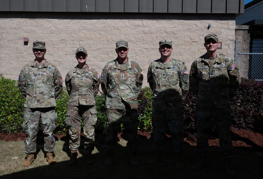 U.S. Space Force Chief of Space Operations Gen. Chance Saltzman Visits Eglin AFB