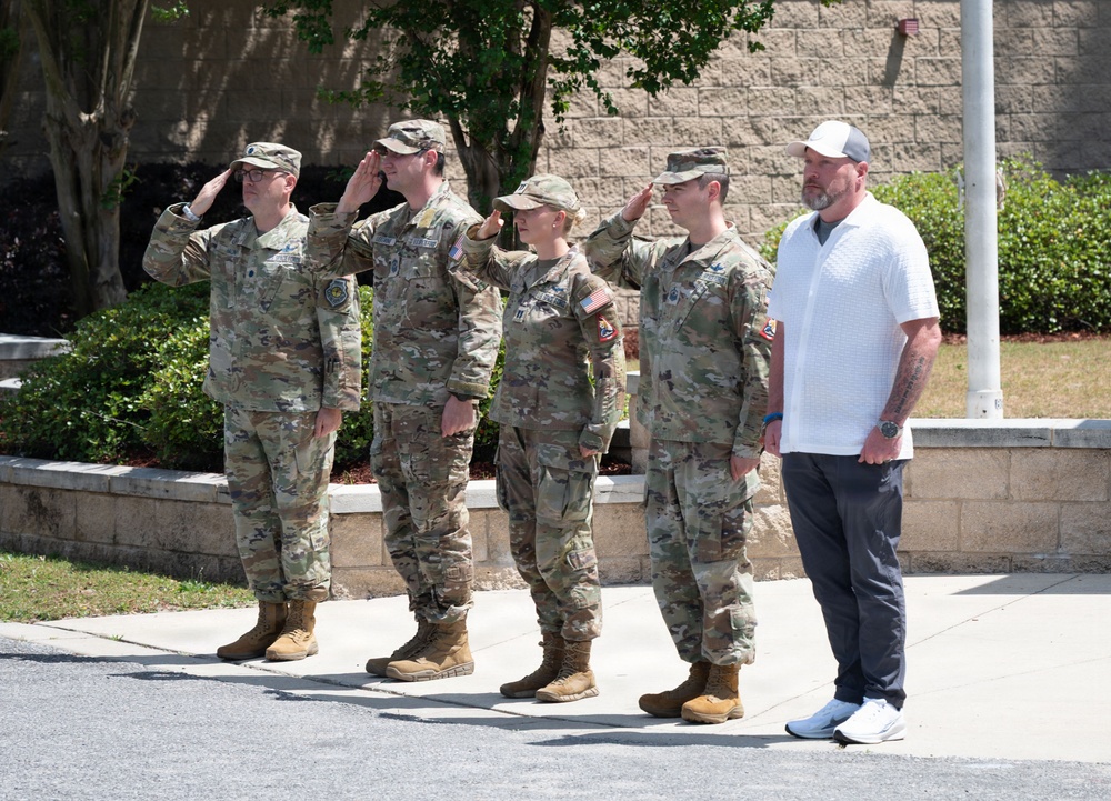 U.S. Space Force Chief of Space Operations Gen. Chance Saltzman Visits Eglin AFB