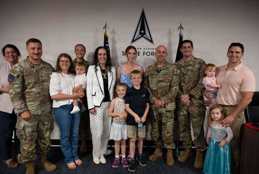 U.S. Space Force Chief of Space Operations Gen. Chance Saltzman Visits Eglin AFB
