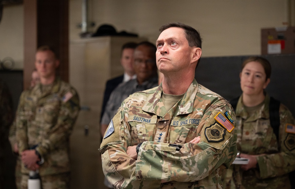 U.S. Space Force Chief of Space Operations Gen. Chance Saltzman Visits Eglin AFB