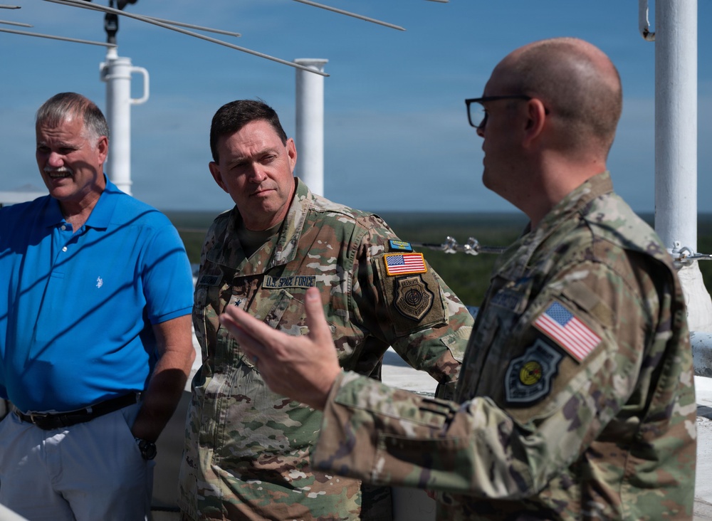 U.S. Space Force Chief of Space Operations Gen. Chance Saltzman Visits Eglin AFB