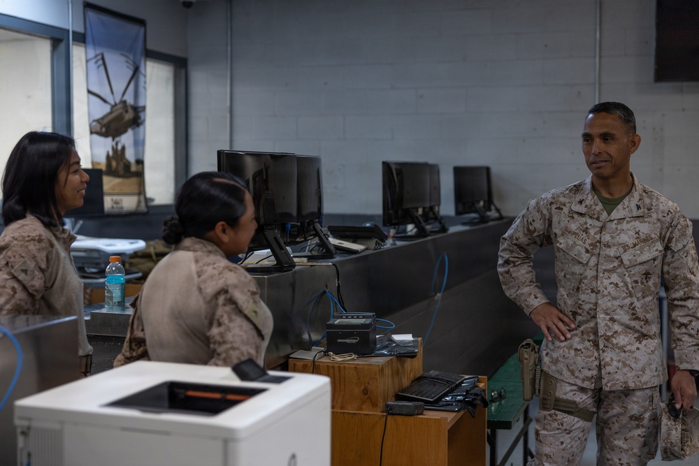 CLR-1 Leadership Visits JTF-SB Marines and Interagency Partners