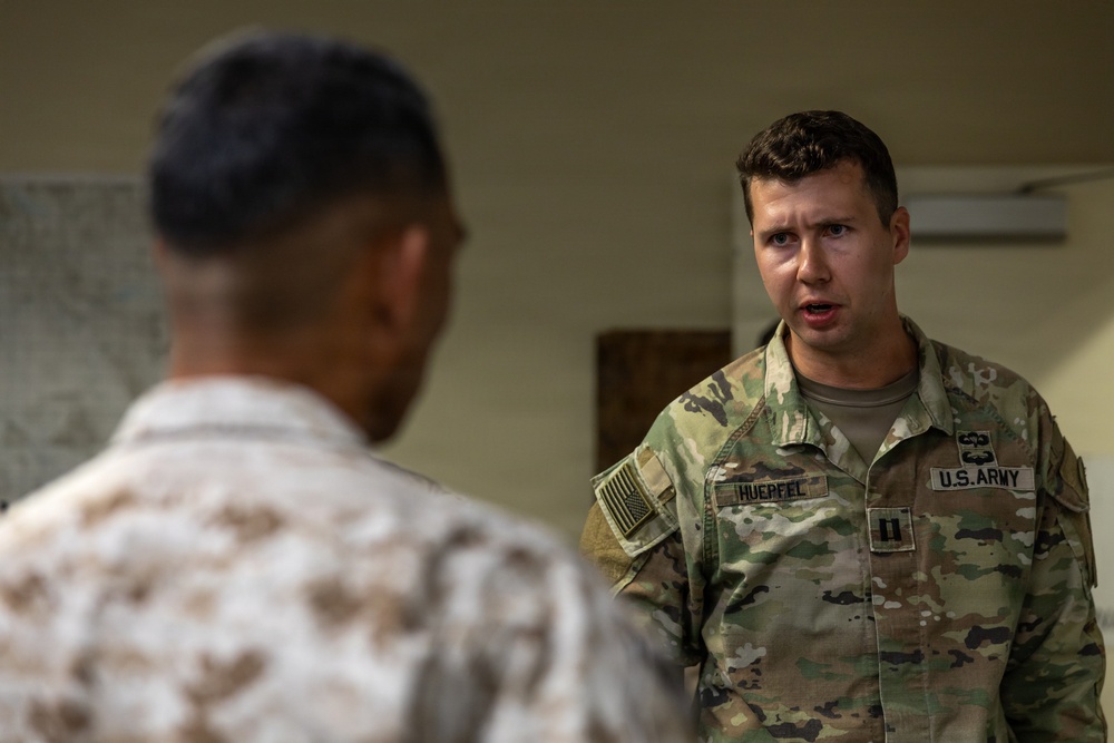 CLR-1 Leadership Visits JTF-SB Marines and Interagency Partners