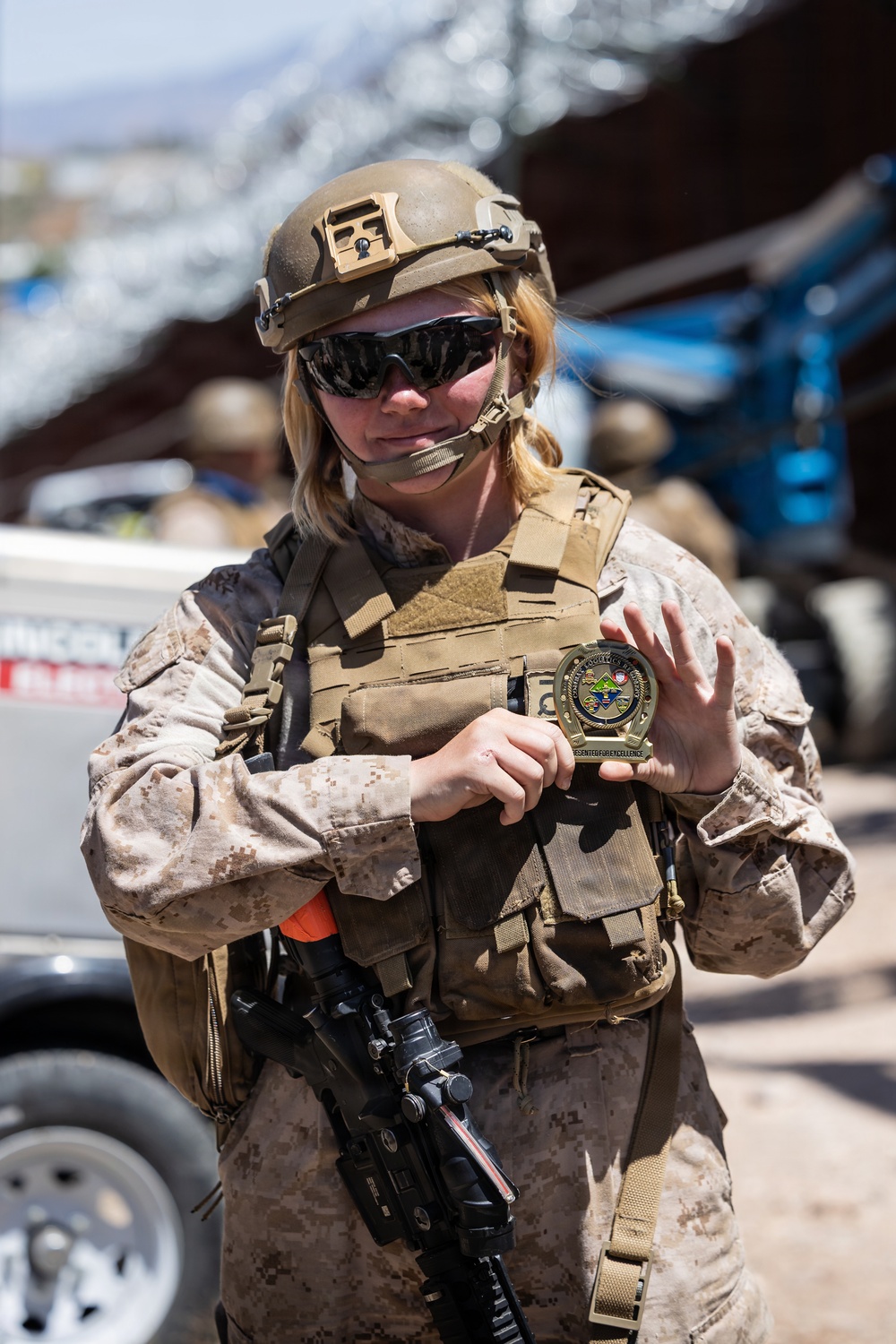 CLR-1 Leadership Visits JTF-SB Marines and Interagency Partners