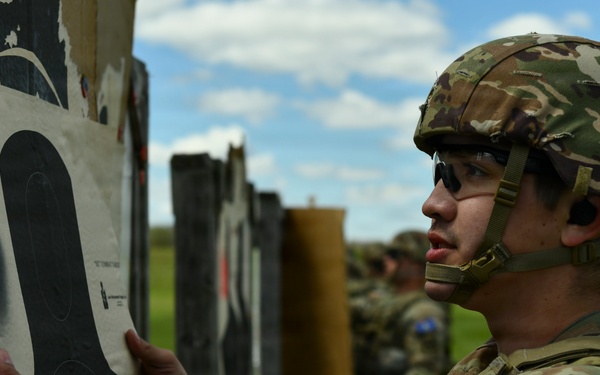 Region IV Best Warrior Competition M17 table of fire