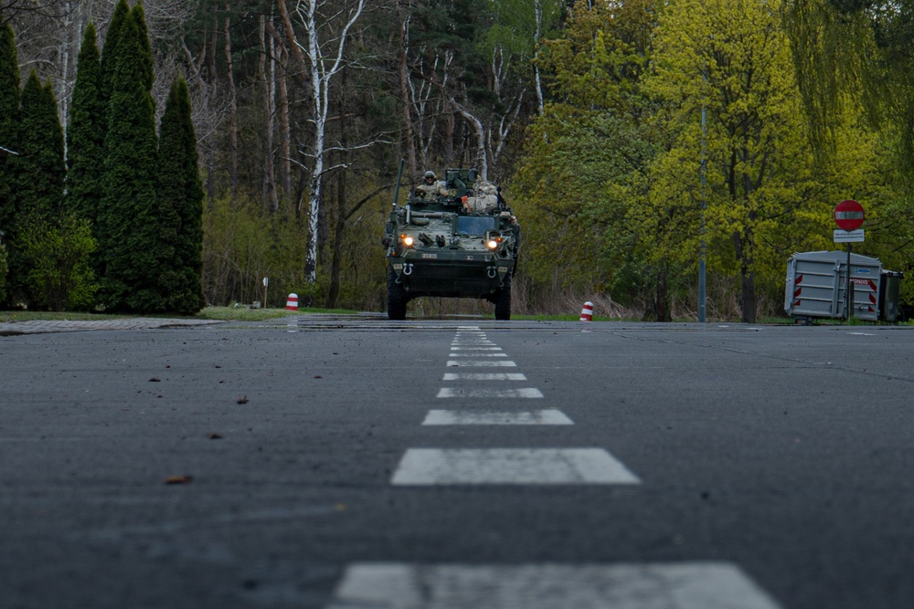 2d Cavalry Regiment conducts refueling operations during Sword 26 convoy
