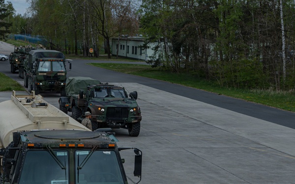 2d Cavalry Regiment conducts refueling operations during Sword 26 convoy