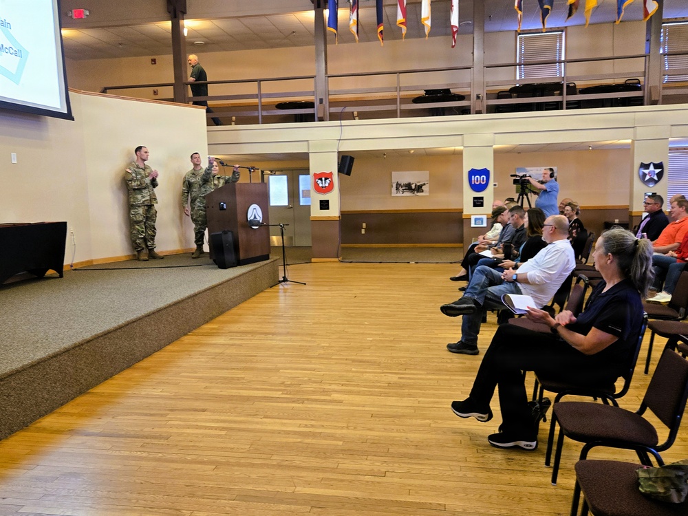 U.S. Army Garrison-Fort McCoy leaders hold April 2026 town hall meetings for installation workforce
