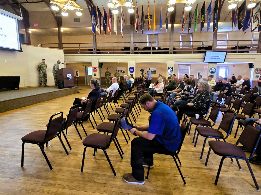 U.S. Army Garrison-Fort McCoy leaders hold April 2026 town hall meetings for installation workforce